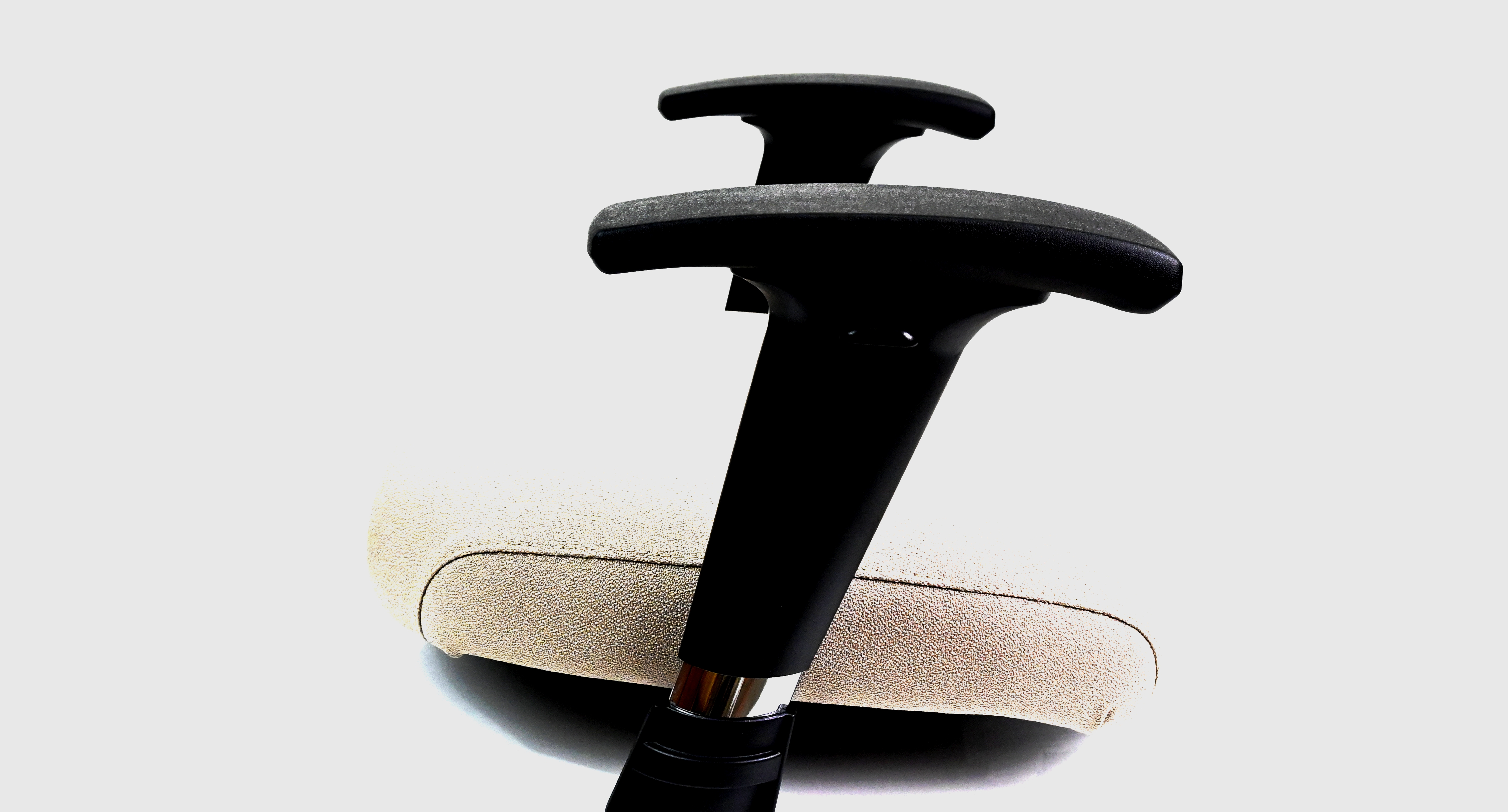24A Forward Angled Slanting Arm with Chrome - Vertical, Horizontal Adjustment